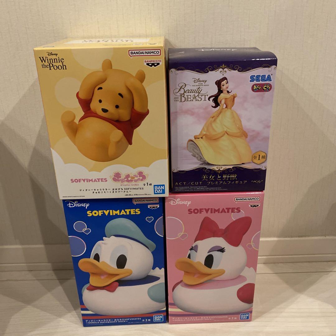 

[Б/У] Премиум фигурки Дисней «Красавица и Чудовище» Белль, Винни-Пух, Дональд и Дейзи