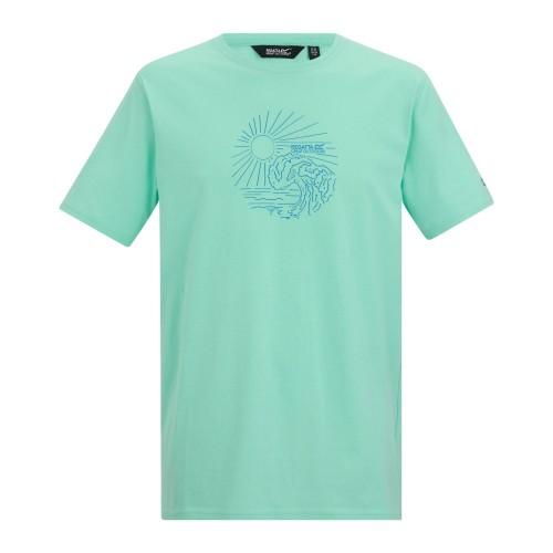 Regatta Mens Cline IX Sea Wave T-Shirt