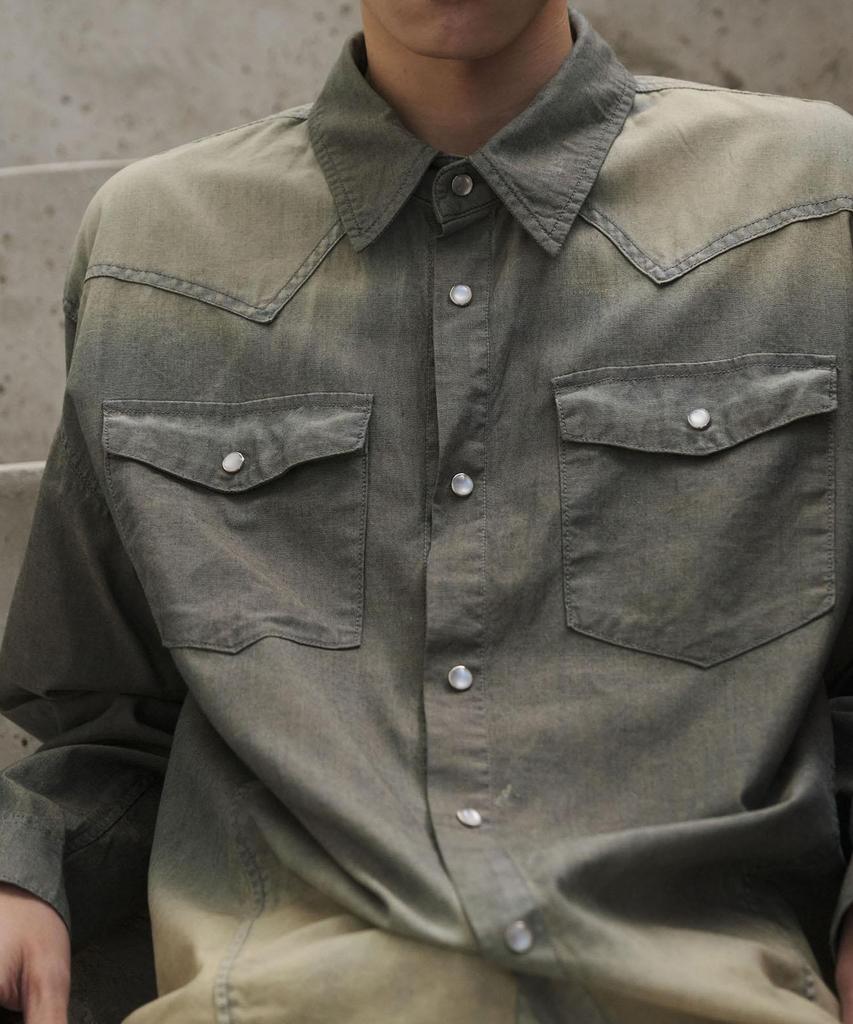 SENTAIR Lapis Western Denim Shirt_D1