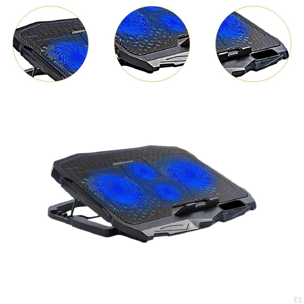 Foldable Laptop Cooling Pad Notebook Cooler Adjustable Height USB Powered for 14-15.6inch