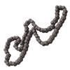 25H 76 Links Chain Heavy Duty Steel Chain Replacement Parts for Electric Scooter