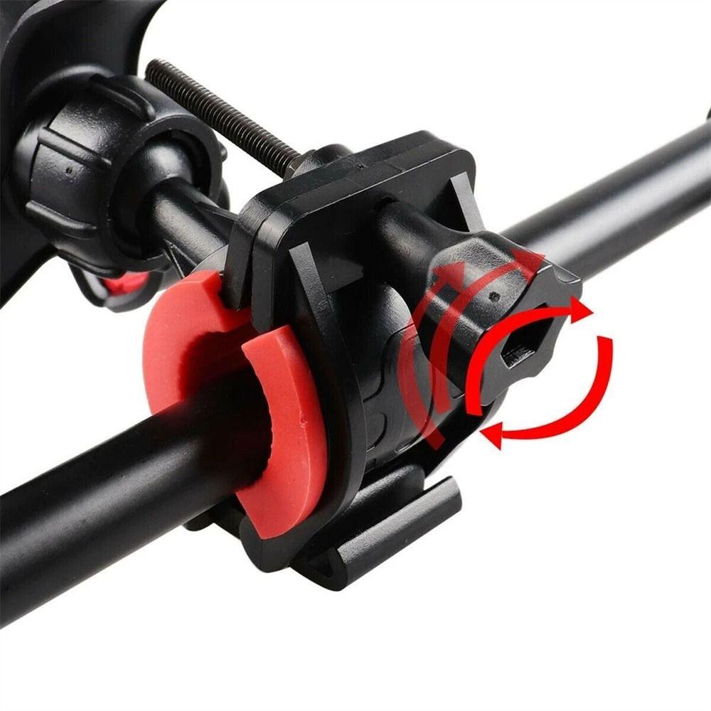 Black Smart Phones Holder Handlebar Mount Microphone Stand Cell Phone Holder  For Smart Phones Mic