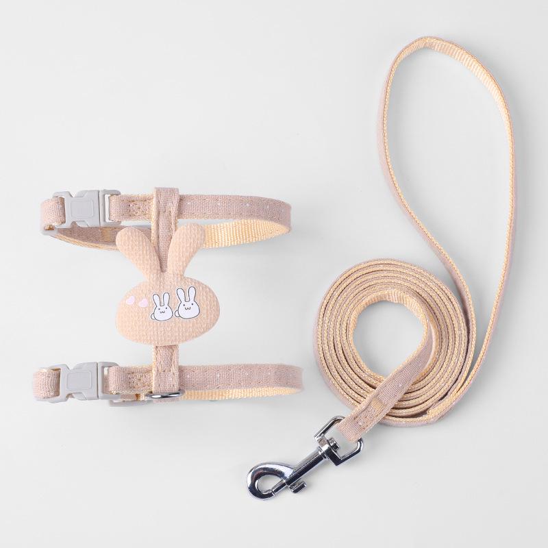 Little Bee Cat & Small Dog Harness and Leash Set