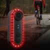 Cykel Bakljus Kamerainspelare 1080P HD Cykel Varningsbakljus 3400mAh Batteri Kontinuerlig Inspelning 6H för Cykling