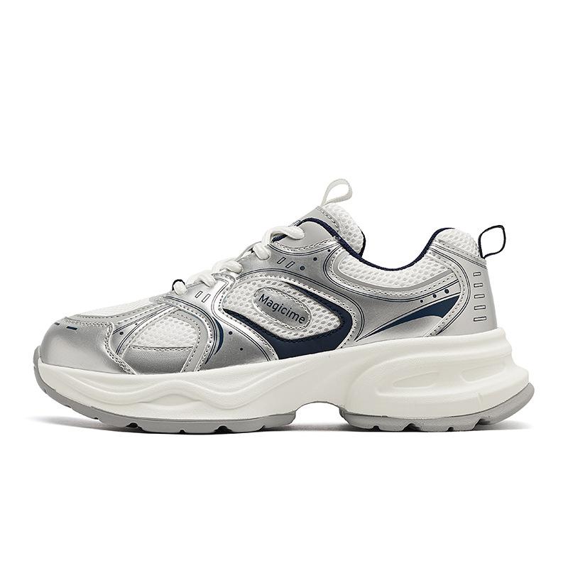 Augustine Daddy Shoes Women's 2025 New Autumn Platform Sneakers Skinny Casual Mountaineering Outdoor Running Shoes