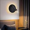 Minimalist LED Wall Mounted Reading Light Rotatable Bedside Wall Lamp Bedroom Decorative Wall Sconce Spotlight