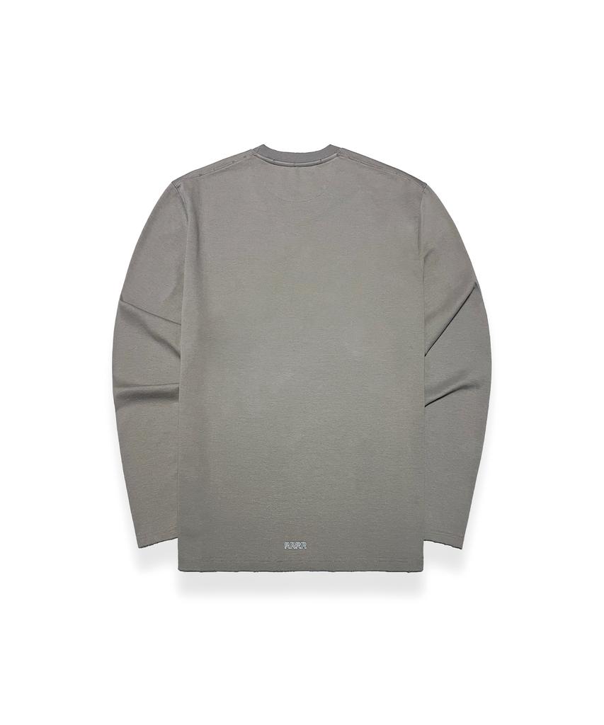 Alpo R-0015 / Rrrr-Washed Long Sleeve Tshirts(Brown)