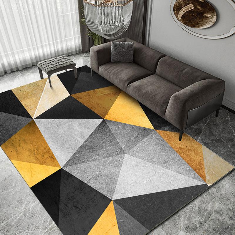 Nordic Light Luxury Carpet Fully Covered Living Room Sofa Carpet Tea Table Mat Bedroom Thickened Splicing Carpet