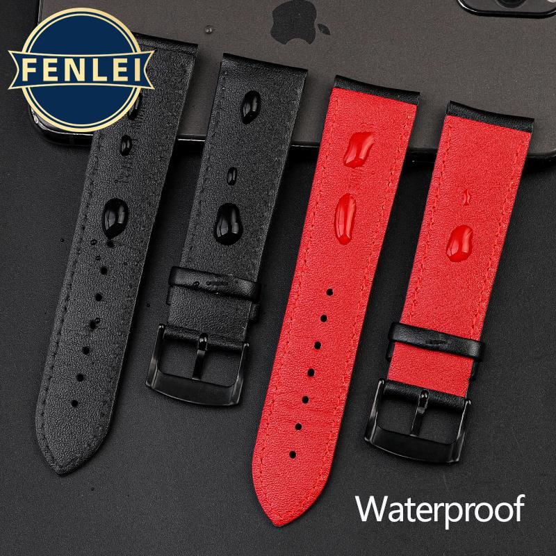 New Genuine Leather Watchband for Tissot 1853 Special T116 Strap T116617 Warriors Knights Lakers Band Heuer Men's 22mm Bracelet