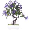 Artificial Flower Potted Plant Plastic Bonsai Fake Pine Tree Indoor Plastic Simulated Tree Potted Plants Table Potted Ornaments