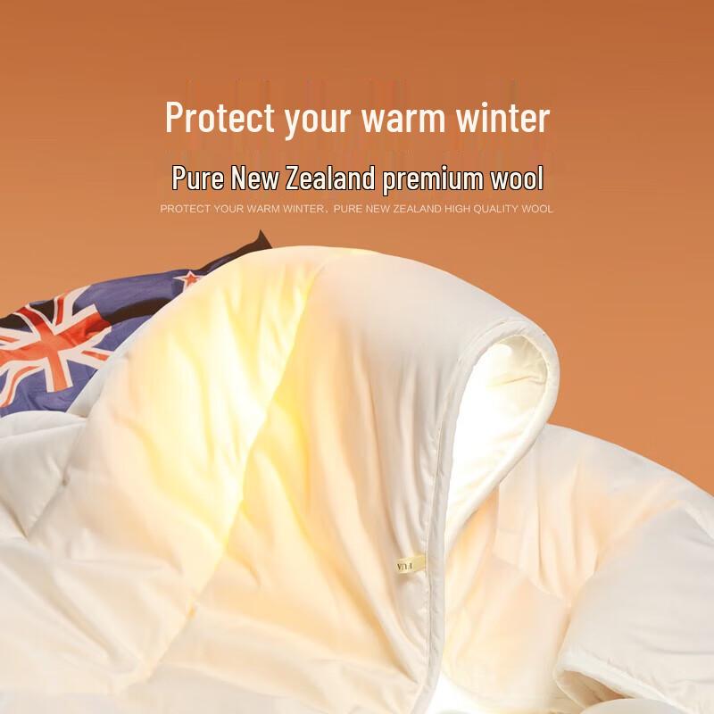 

FUANNA New Zealand Wool & Soybean Antibacterial Winter Quilt