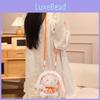 Plush Toy Rabbit Bags Backpack Cartoon Animal Style Girls Party Casual Wear