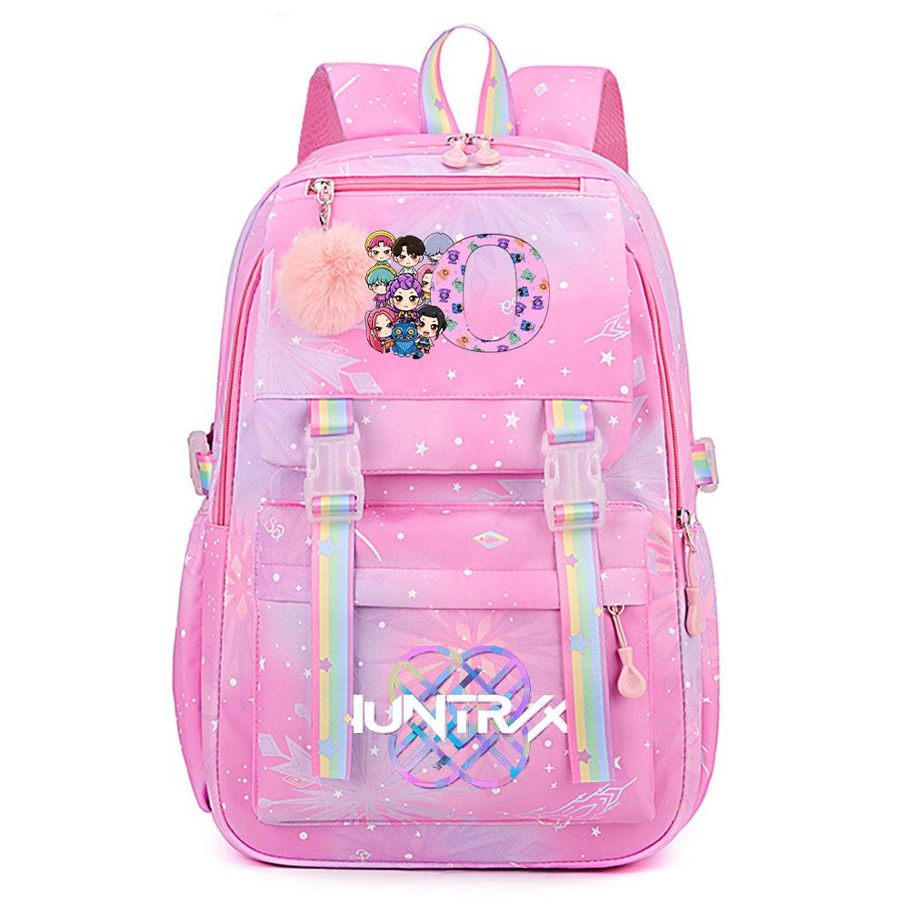 26 English Letter K-Pop Demon Hunters Printed Large Capacity Waterproof Backpack Teenger Student Girl Boy Schoolbag Bookbag waterproof Travel Bag