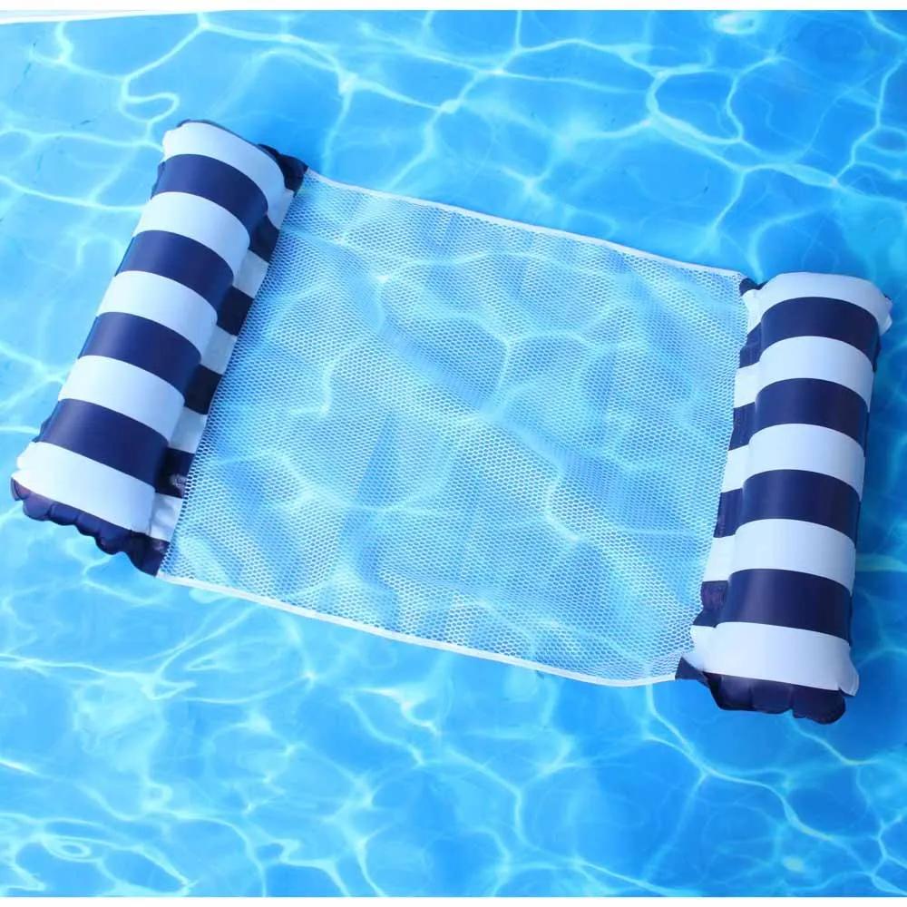 Water hammock recliner inflatable floating Swimming Mattress sea swimming ring Pool Party Toy lounge bed for swimming