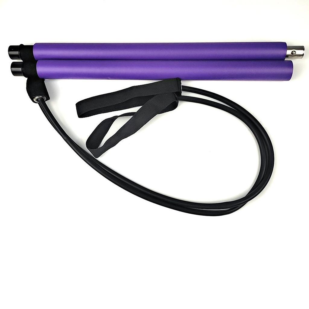 Multifunctional Pilates Yoga Bar: Resistance Band, Stretch & Strengthen for Back, Chest & Arms