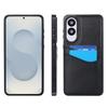 For Samsung Galaxy S25 Edge Case Card Slot Slim-Fit PU+TPU Mobile Cover