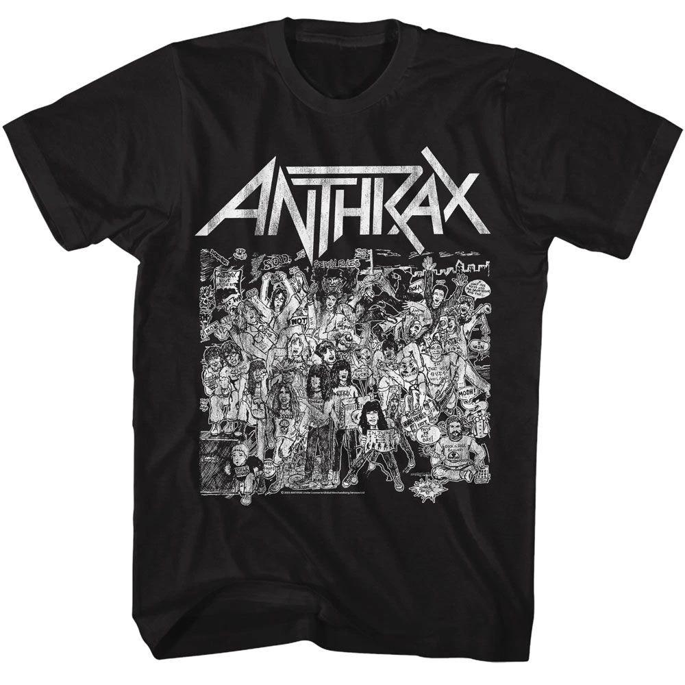 Anthrax - No Frills - American Classics - Solid Black Short Sleeve Children s T-shirt 160
