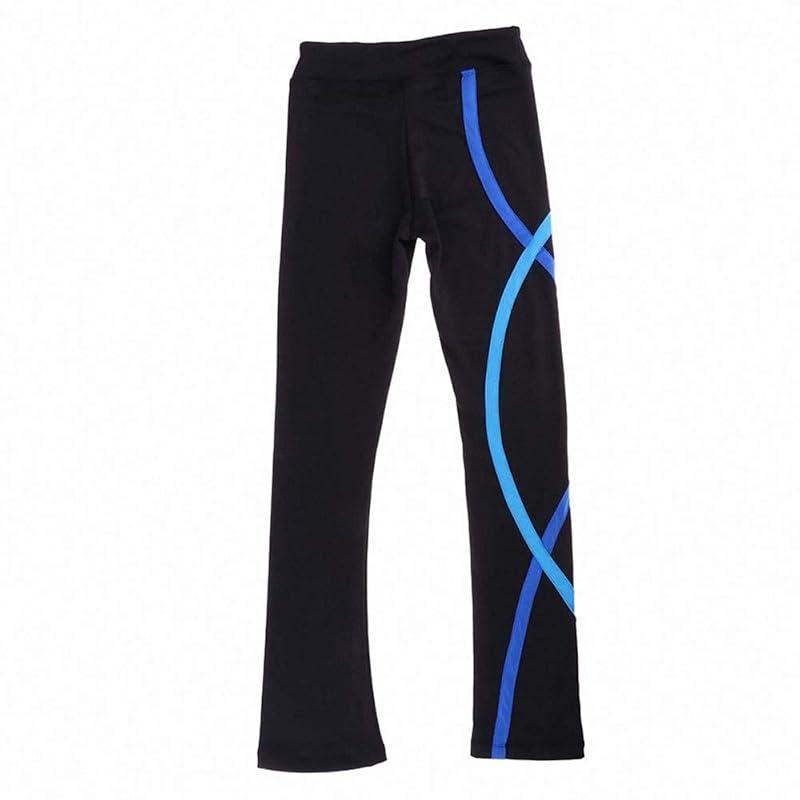 [LIUHUO] Girls' Skate Pants Figure Skating Training Pants Plus Velvet Skate Pants