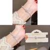 Schmuckkettenarmband mit Zirkonia und Kunstperle für Damen Modisches Accessoire Geschenk