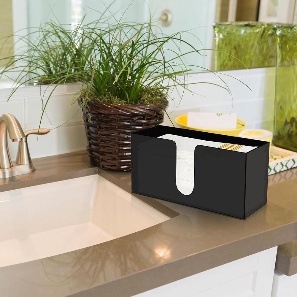 Tischplatten-Papierhandtuchspender Spender für gefaltete Servietten Einfacher Taschentuchspender Aufbewahrungsbehälter für Papierhandtücher für Esszimmer