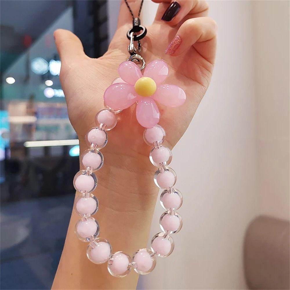 Pendant Hanging Cord Women Girls Beads Phone Chain Mobile Phone Chain Cellphone Strap Phone Lanyard