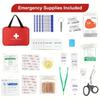 12/22-teiliges Komplettset, tragbares, wasserdichtes Mini-Erste-Hilfe-Set für den Außenbereich für die medizinische Notfallbehandlung im Auto, auf Reisen, beim Wandern und Camping