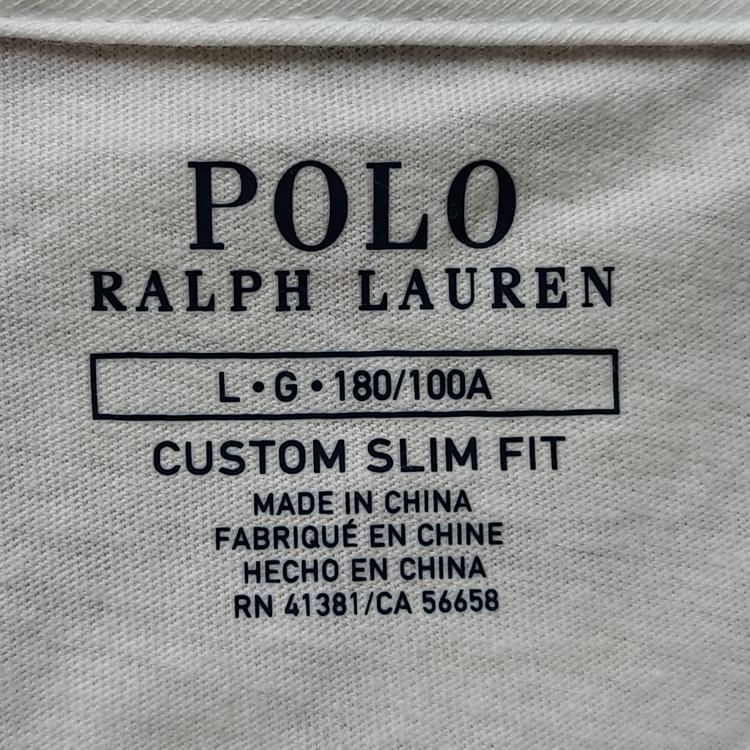 Polo Ralph Lauren Letter Logo Printed Crew Neck Short Sleeve T-Shirt Men Tops White 710858957-001