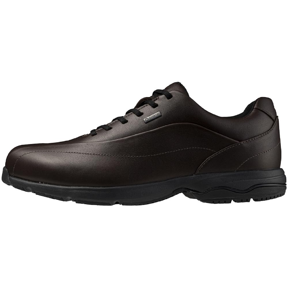 Mizuno LD40 VII GTX Walking Wide Zippered Inner Casual Dark Size 4E Men's Shoes, Waterproof, Gore-Tex, Lightweight, Fit, Shoe, Sneakers, Brown, 25.5