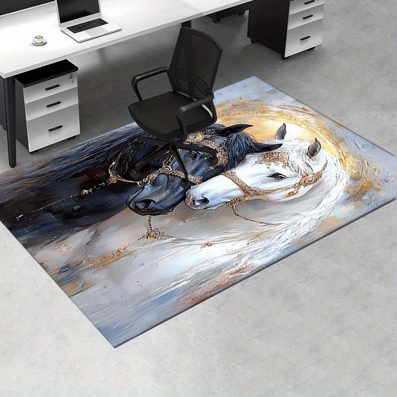 1pc Horse,Fantasy,Artwork Office Carpet Soft Polyester Entrance Carpet Washable Non slip Machine Was