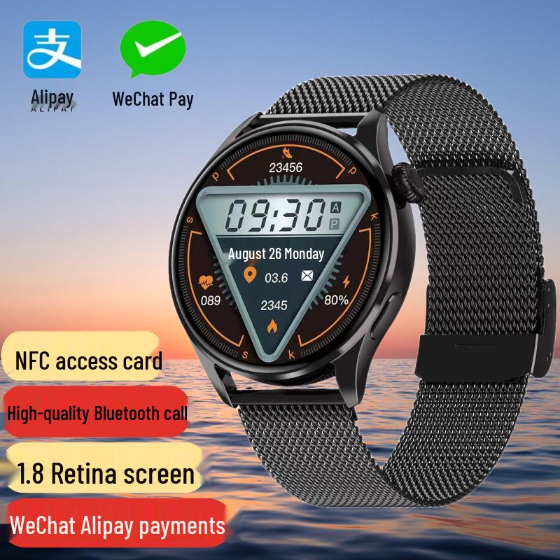 Smartwatch Watch5 Sport: Multifunctional OLED HD Screen with Bluetooth