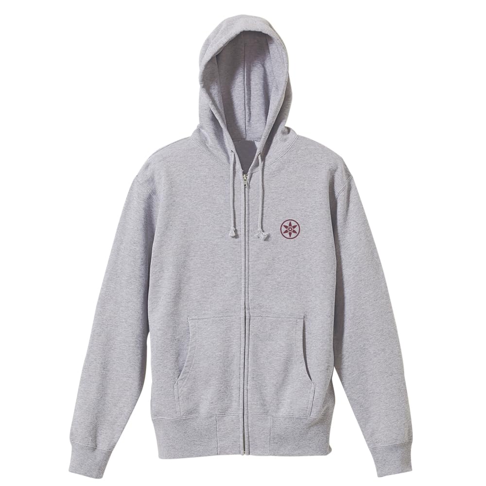 COSPA NARUTO Shippuden Uchiha Bluza z kapturem na zamek błyskawiczny MIX SZARY Rozmiar S [Oficjalny]