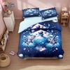 3pcs Blue Magic Potion Printed coreless Bedding Set Multiple Sizes Bedrooms Dormitories Soft and Comfortable Machine Washable