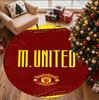 Manchester United F.C Desenli Yuvarlak Halı, İç/Dış Mekan Paspası, Piknik, Oyun Odası, Yatak Odası, Ofis, Oturma Odası, Ev Dekorasyonu Halısı, Doğum Günü Hediyesi
