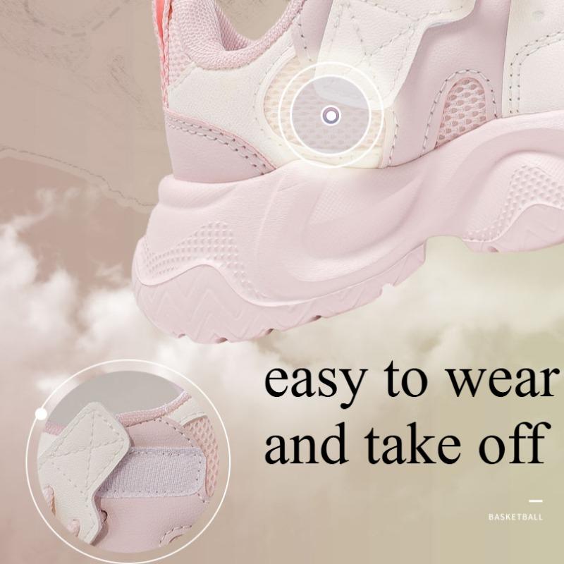 WARRIOR Classmate Girls Princess Sneakers Spring and Autumn New Children's Lightweight Dad Shoes Boys Mesh Running Shoes