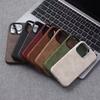 Retro Crazy Horse Leather MagSafe Phone Case For iPhone 16 Pro 15 14 13 12 17 Pro Max Simple Leather Texture Magnetic Phone Case