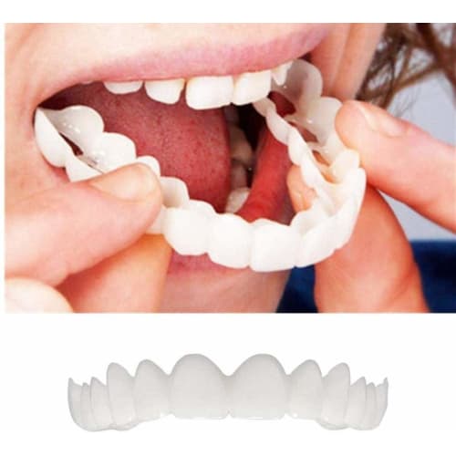 6 Sets of Dentures, Cosmetic Teeth To Cover the Top Row of a Set of White Teeth, Cosmetic Teeth, Upper and Lower Veneers