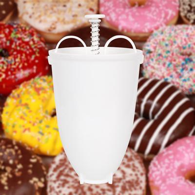 Deep Fry Donut Mould Donut Maker Waffle Dispenser Arabic Waffle Plastic Lightweight Easy Fast Portable Manual