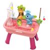 Kleinkinder 1-3 Wassertisch mit,Kinder 4-8 Küchenset,Spüle mit fließendem Wasser,Elektrischer Wasserhahn,Gemüse & Angelspiel