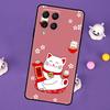 China cute lucky cat Cover For Samsung Galaxy M54 M14 M34 M33 M13 M23 M53 M15 M55 M31 M51 M20 M30s M32 M52 Case