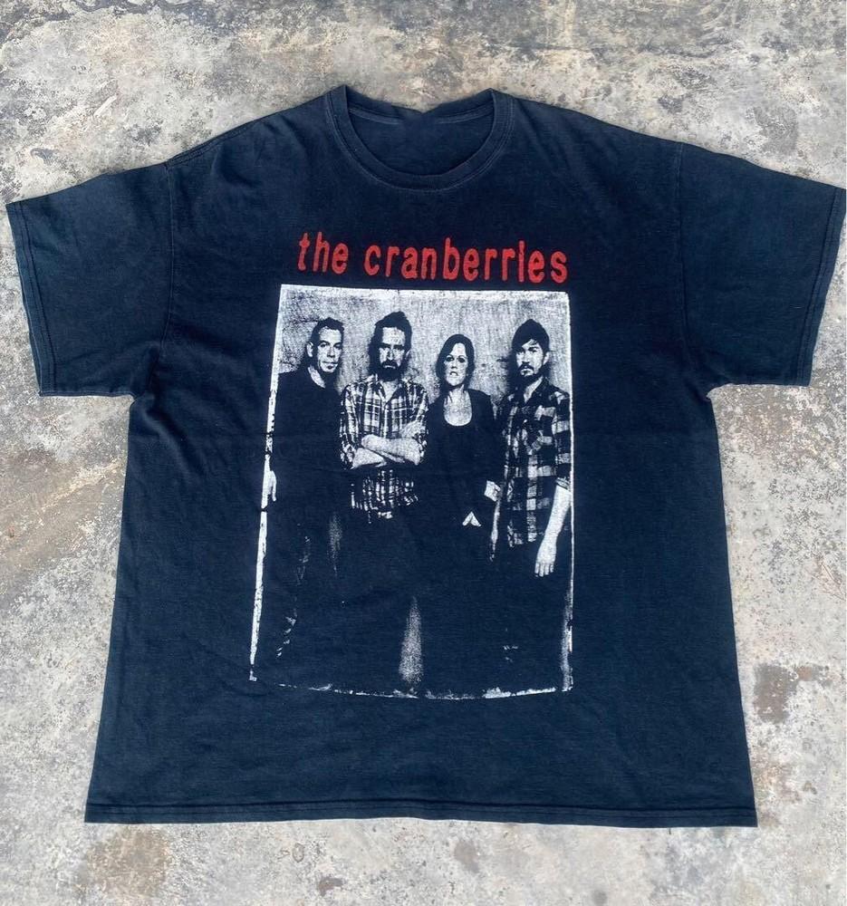 Винтажная футболка The Cranberries Подарок для фанатов Хлопок Черный S-5XL Унисекс Футболка BT393 Унисекс Футболка S