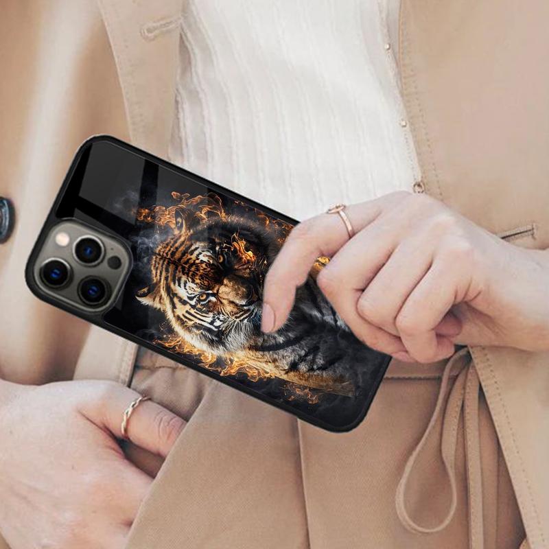 Ferocious Tiger Animal Magnetic Phone Case For APPLE iPhone 17 Air 16 14 13 12 Pro Max 15 Plus Charge With MagSafe Cover