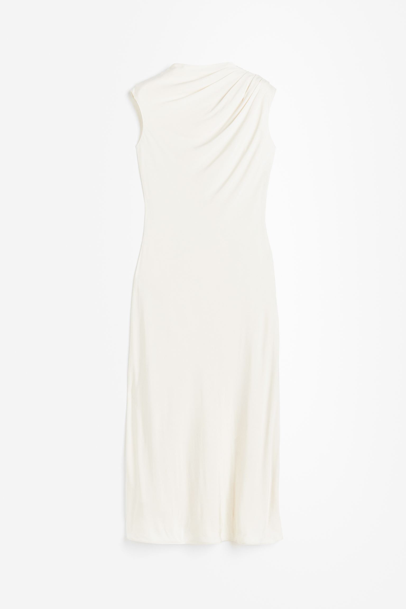 

Draped satin dress