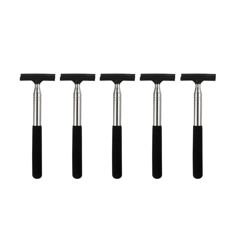 5pcs Telescopics Rearview Rain Squeegee Extendable Rearview Rain Wipers for Safe Driving Experience