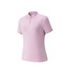 Summer Polo Shirt Women Tops Peach-Velvet-Pink 962628103-1