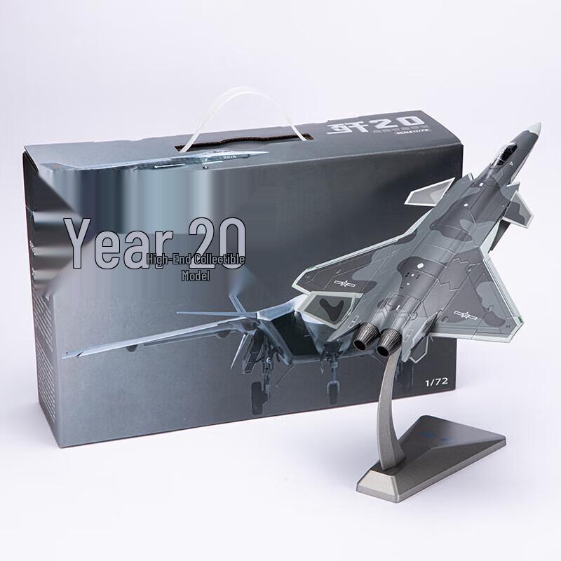 1:72 J-20 Fighter Jet Alloy Model