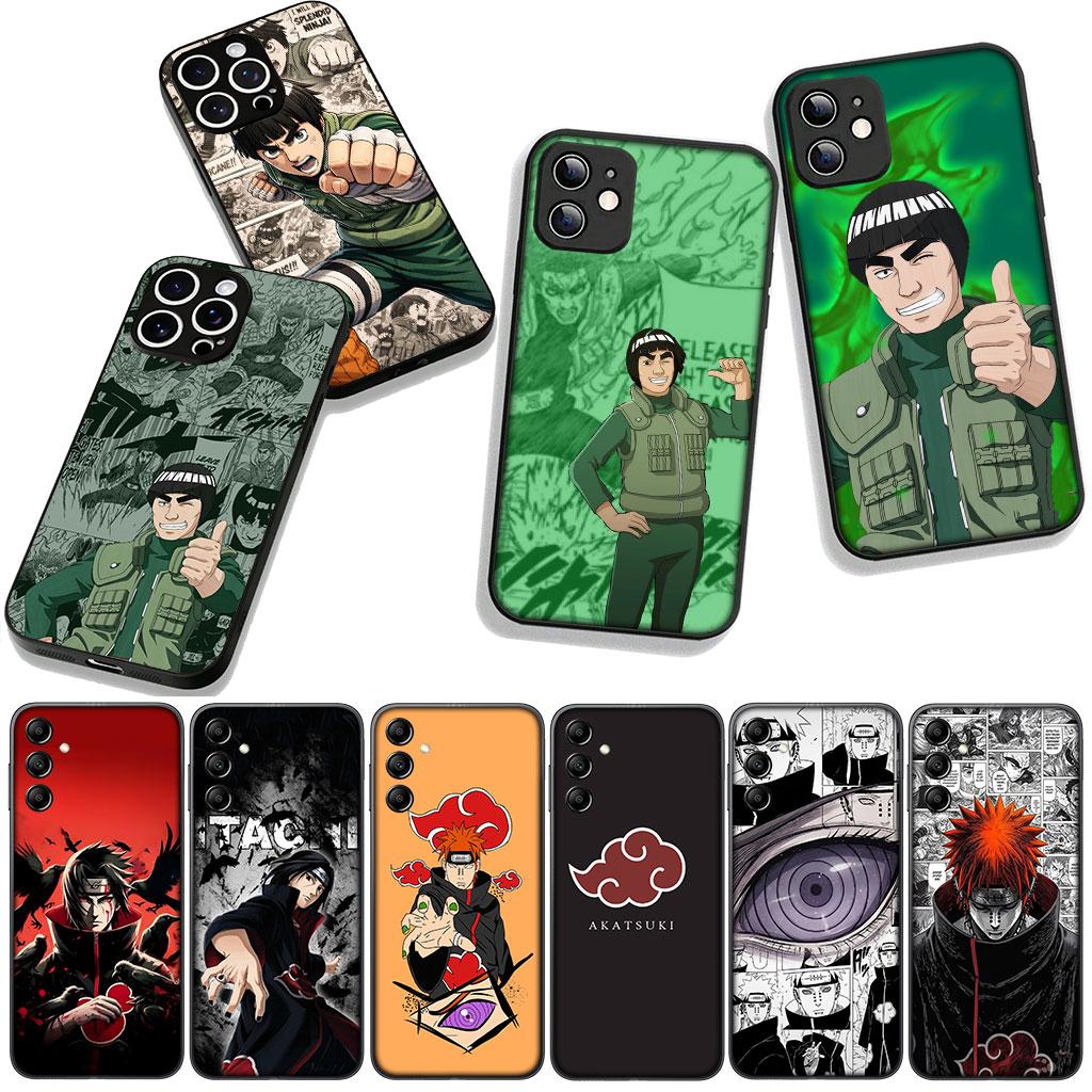For Samsung Galaxy S25 S24 S22 S23 FE Ultra Plus A56 A05 A06 A15 A16 A55 S7 Edge Case Rock Lee Itachi Narutos Akatsuki Pain