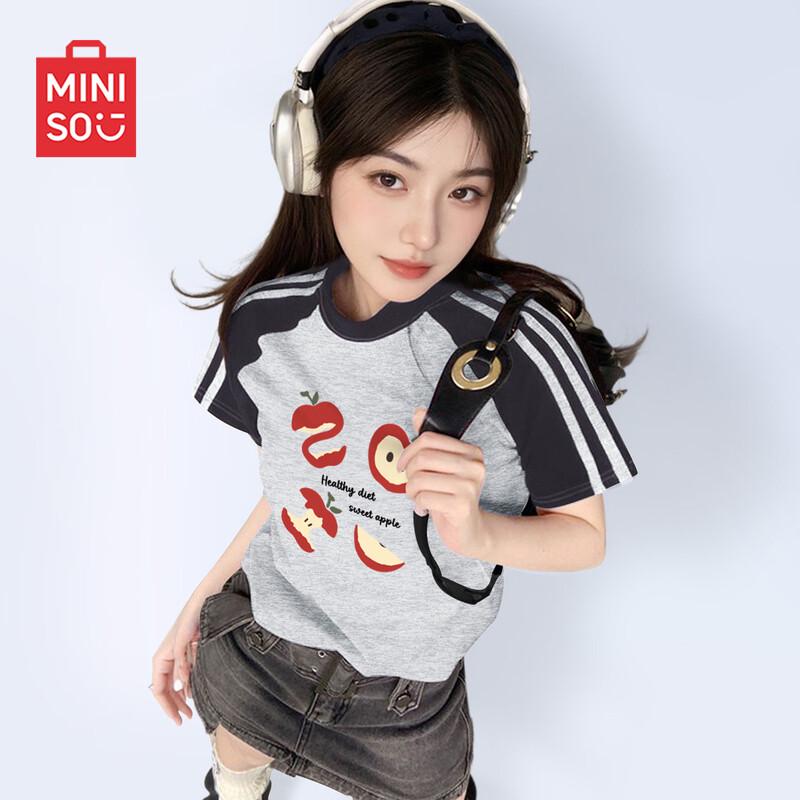 

MINISO Women s 2026 Summer Cotton T-shirt L