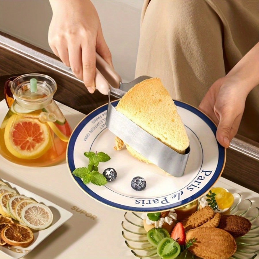 Birthday Cake Cutter: Perfectly Cuts Every Layer Of Cake, Not Only Suitable For Cakes, But Also For Cutting Fruits, Sandwiches, And More.