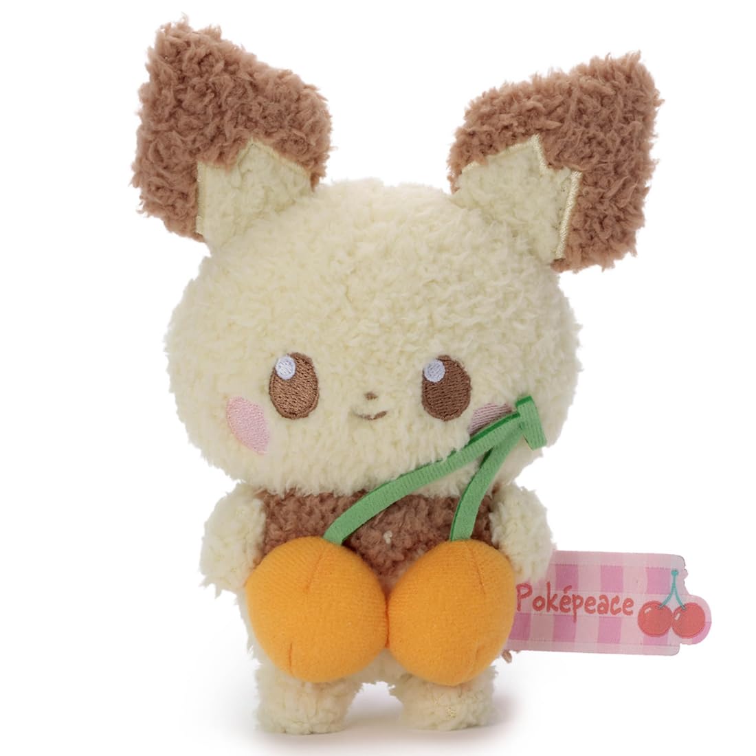 Takara Tomy Arts PokePeace Plush Toy 16cm Pokémon (Colorful Ver.) Pichu, Height Approx.