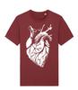 Big Heart Anatomical Heart Konton Zen Biro Art Unisexs Fit TShirt